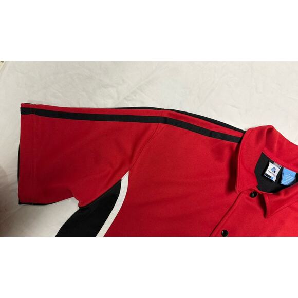 Y2K Phys.sci Jersey Shirt Mens Size M Red/ Black Shirt Short Sleeve - Picture 5 of 9